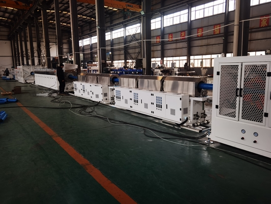 Αγορά 250-630mm / 315-800mm Γραμμή παραγωγής σωλήνων PVC-O 380V / 3P / 50Hz Γραμμή έκτασης σωλήνων O-PVC online manufacture