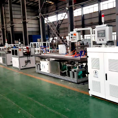 Αγορά Shenzhen HYPET PVC Corner Bead Trim Angle Profile Extrusion Machine PVC Corner Bead Plastic Products Making Machine Manufacturer online manufacture