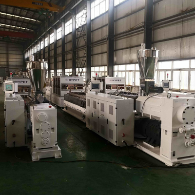 Αγορά Shenzhen HYPET WPC Cladding Wall Panel Interior Great Board with Laminating Pattern Extrusion Machine Making Production Line online manufacture