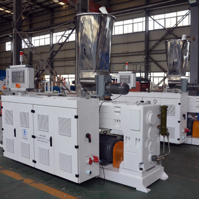 Αγορά Shenzhen HYPET 65/132 σε κινητήρα 37kw Μηχανή Εξώθησης PVC Κωνικός Δίδυμος Κοχλίας Εξωθητής online manufacture