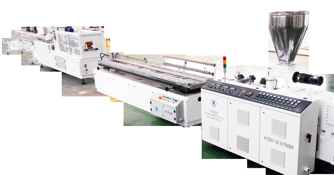 200-300mm PVC οροφή τοίχος πίνακα πλαστικό προφίλ Extruder γραμμή παραγωγής υψηλής ταχύτητας αυτόματη λειτουργία