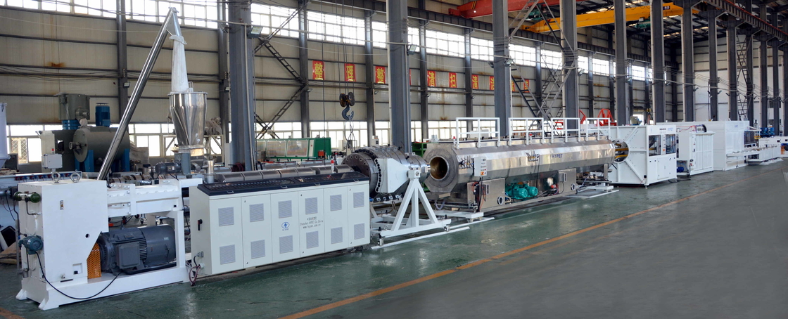 Υψηλής απόδοσης HYPET PVC Μεγάλη γραμμή παραγωγής σωλήνων315/400/500/630mm Μηχανή κατασκευής σωλήνων από ZS92/188 Κωνική δίδυμη εξωτερική μηχανή