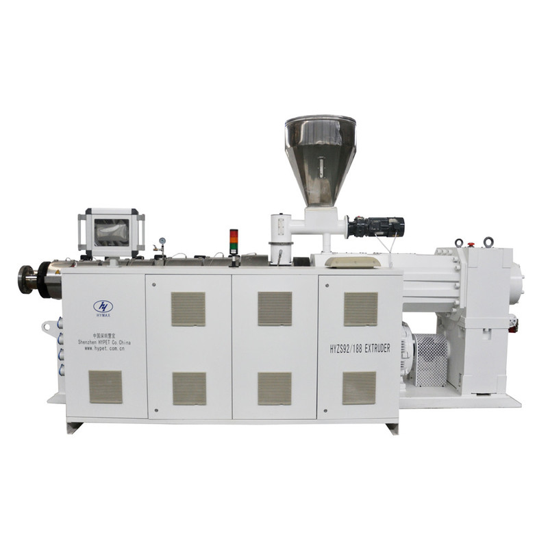 ZS95/188 110kw 1200kg/h Twin Conic Double Screw Plastic Extruder Vertical Style Gear Box υψηλή ροπή για υλικό PVC
