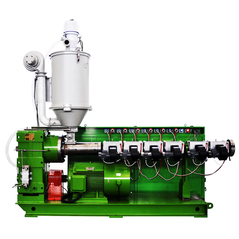 SJ90/28 45kw Μηχανή 220kg/h Μοναδικό βίδα Extruder για PPR PPH θερμό κρύο σωλήνα νερού σε τρία στρώματα διπλό σταθμό