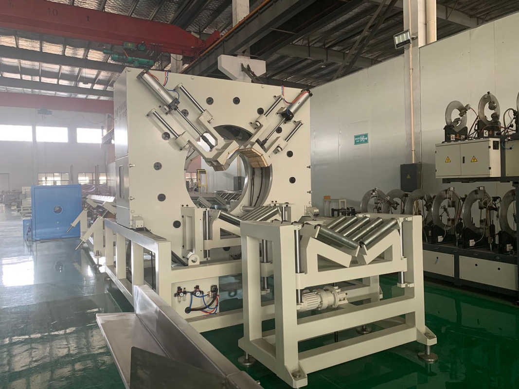 400mm -1000mm πλαστικό HDPE PE σωλήνες κατασκευαστικές μηχανές γραμμή παραγωγής με μεγάλο μονό βίδα extruder SJ150/38 κινητήρα 400kW και απόδοση 1400kg/h