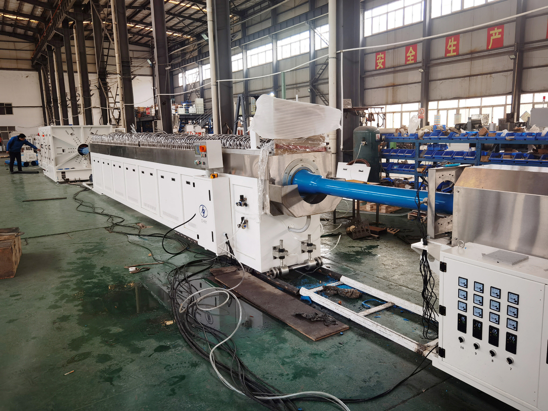 90-250mm / 160-400mm PVC-O Production Line Αξιόπιστη διαδικασία κατασκευής σωλήνων PVC O
