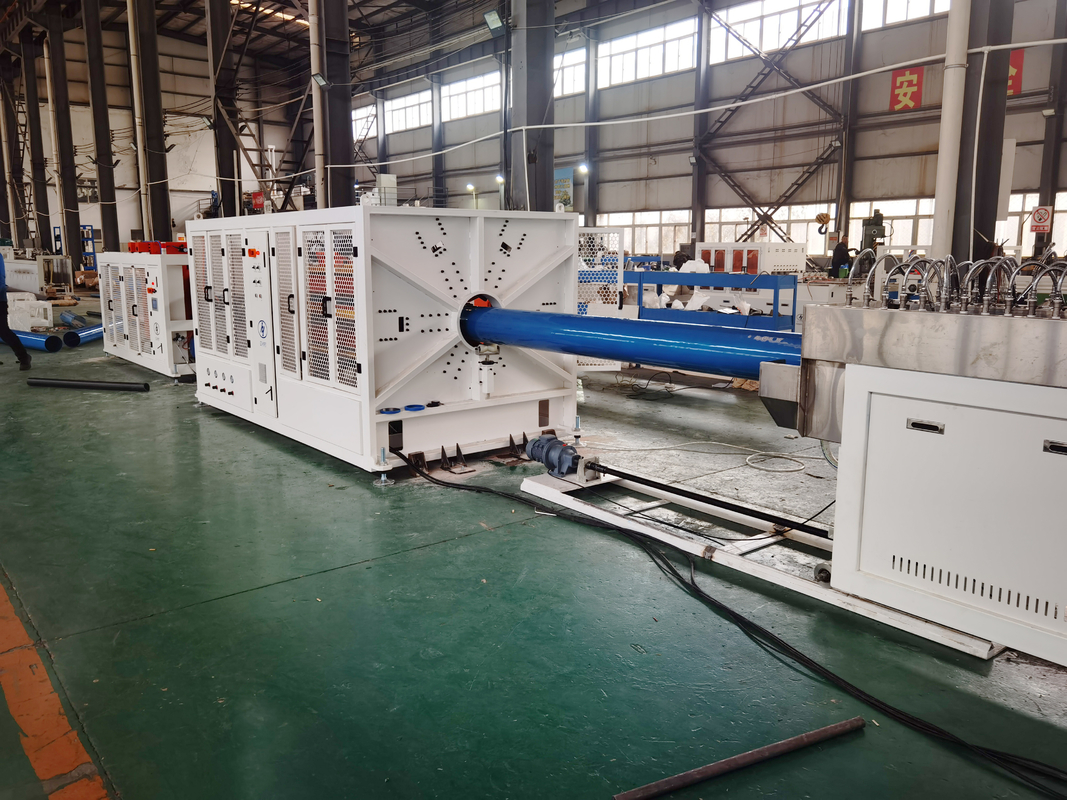 90-250mm / 160-400mm PVC-O Production Line Αξιόπιστη διαδικασία κατασκευής σωλήνων PVC O
