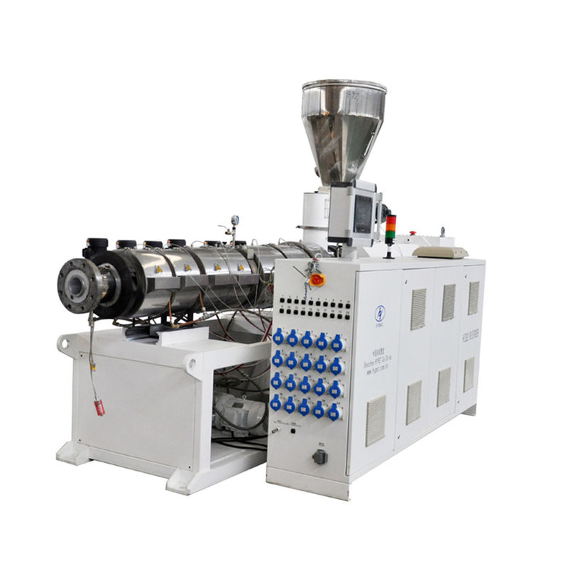 ZS95/188 Κωνική διπλή βίδα Extruder PVC σωλήνα γραμμή προφίλ σωλήνα με λογισμικό οθόνης αφής Siemens