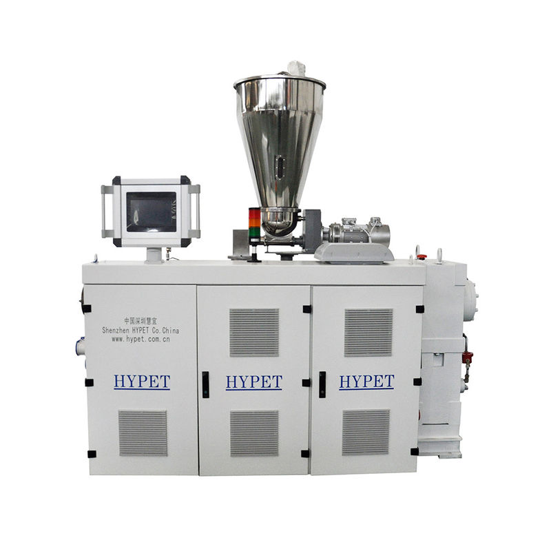 30KW Motor Power Twin Screw Extruder ZS55/120 για UPVC CPVC OPVC SOFT HARD PVC 4 Ζώνες θέρμανσης Απόδοση 280kg/h