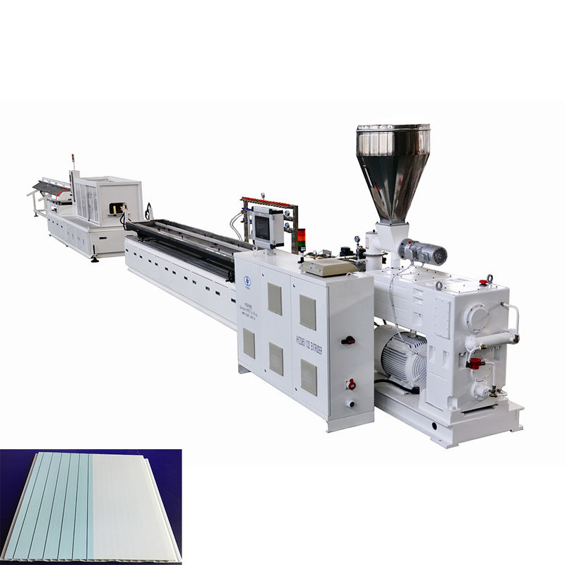 450-600mm PVC οροφή τοίχος οροφή διακόσμηση πάνελ κατασκευής μηχανή δίδυμη βίδα extruder HYZS80/156 55kw