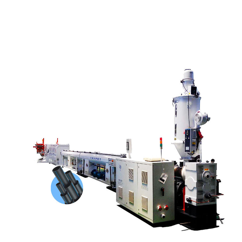 HDPE προσιτότητα 12m/Min Dia110mm ταχύτητας μηχανών εξώθησης σωλήνων/γραμμών παραγωγής σωλήνων PE