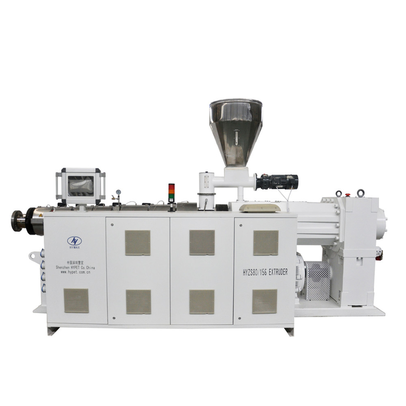 75kw κινητήρας PVC ZS80/173 Twin Screw Extruder για Euro Tech Κωνική Απόδοση 750kg/h